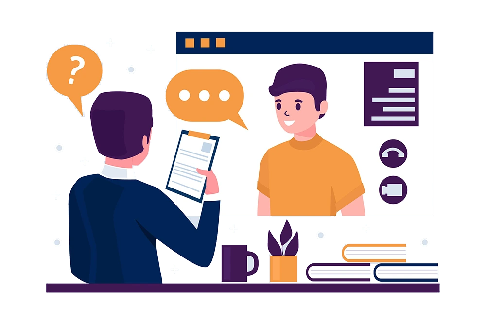 バーチャル・オン・サイト・インタビュー・プロキシ